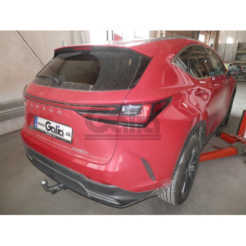 L030A GALIA Полностью оцинкованный фаркоп на Lexus NX350H 2022-, Lexus NX450H 2022-. Тип шара: A. Установка без снятия и выреза бампера. Нагрузки: 1600/100 кг, масса фаркопа 16,22 кг