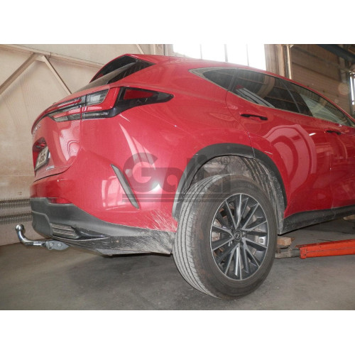 L030A GALIA Полностью оцинкованный фаркоп на Lexus NX350H 2022-, Lexus NX450H 2022-. Тип шара: A. Установка без снятия и выреза бампера. Нагрузки: 1600/100 кг, масса фаркопа 16,22 кг