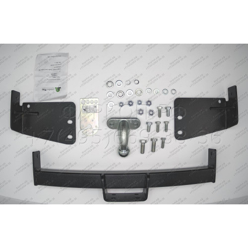 L104-F Лидер-плюс ТСУ для Toyota Land Cruiser 100 1998-2007, Lexus LX 470 1998-2007 без снятия и выреза бампера. Тип шара: F. Нагрузки: 2000/100 кг, масса фаркопа 17,42 кг (без электрики в комплекте)