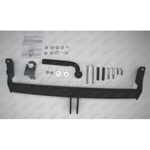 LF 02 AVTOS Фаркоп на Lifan X60 2012-2021 без подрезки бампера. Тип шара: A. Нагрузки: 750/50 кг, масса фаркопа 10 кг (без электрики в комплекте)