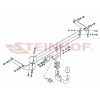 M-031 STEINHOF Фаркоп на Mazda CX-7 2007-2012. Требуется подрезка бампера. Тип шара: AV (вертикальное быстросъемное крепление шара на ключе). Нагрузки: 1700/85 кг, масса фаркопа 22,1 кг (без электрики в комплекте)