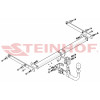 M-047 STEINHOF Фаркоп на Mazda 2 DJ 2015-. Требуется подрезка бампера. Тип шара: AV (вертикальное быстросъемное крепление шара на ключе). Нагрузки: 1200/50 кг, масса фаркопа 23,7 кг (без электрики в комплекте)