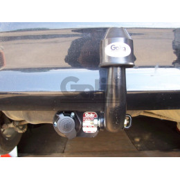 M012C GALIA Полностью оцинкованный фаркоп на Mazda 323 BJ седан 1998-2004. Тип шара: C (горизонтальный съемный). Без выреза бампера. Нагрузки: 1600/75 кг, масса 