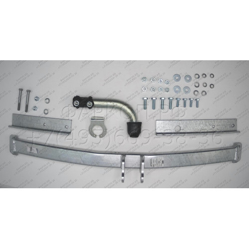M025A GALIA Полностью оцинкованный фаркоп на Mercedes C-Class w202 седан / s202 универсал 1994-2000. Тип шара: A. Установка без снятия и выреза бампера. Нагрузки: 1650/75 кг, масса фаркопа 14,25 кг