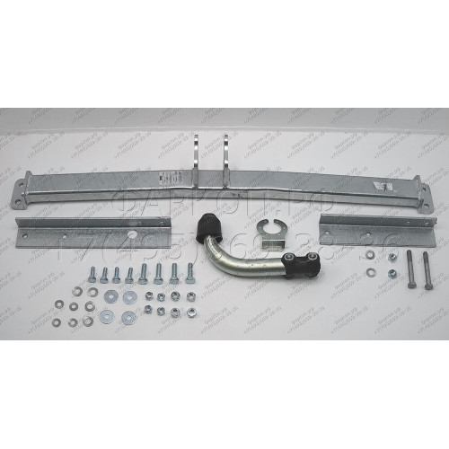 M025A GALIA Полностью оцинкованный фаркоп на Mercedes C-Class w202 седан / s202 универсал 1994-2000. Тип шара: A. Установка без снятия и выреза бампера. Нагрузки: 1650/75 кг, масса фаркопа 14,25 кг