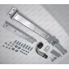 M025A GALIA Полностью оцинкованный фаркоп на Mercedes C-Class w202 седан / s202 универсал 1994-2000. Тип шара: A. Установка без снятия и выреза бампера. Нагрузки: 1650/75 кг, масса фаркопа 14,25 кг