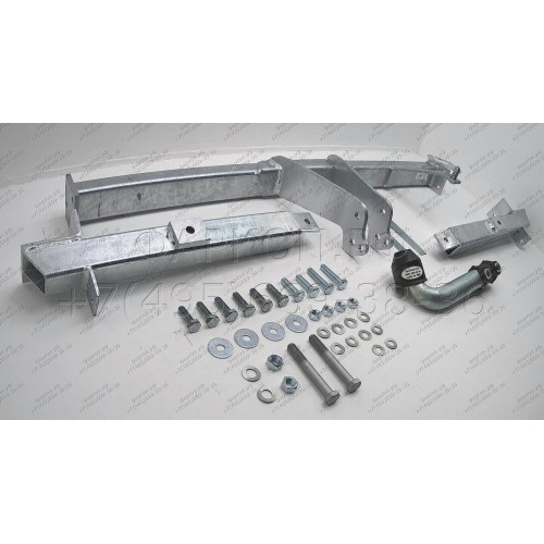 M090A GALIA Полностью оцинкованный фаркоп на Mazda Tribute 2001-2003, Ford Maverick 2001-2003, Ford Escape 2001-2003. Тип шара: A. Невидимый вырез бампера. Нагрузки: 1800/90 кг, масса фаркопа 19,82 кг