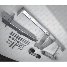 M090A GALIA Полностью оцинкованный фаркоп на Mazda Tribute 2001-2003, Ford Maverick 2001-2003, Ford Escape 2001-2003. Тип шара: A. Невидимый вырез бампера. Нагрузки: 1800/90 кг, масса