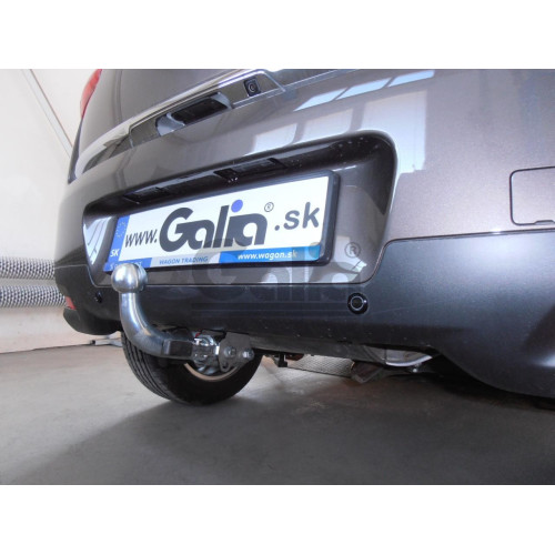 M122C GALIA Полностью оцинкованный фаркоп на Mitsubishi Eclipse Cross 2018-, Mitsubishi ASX 2010-2022 (без подрезки бампера), Citroen C4 Aircross 2012-2016, Peugeot 4008 2012-2016 (с невидимой подрезкой бампера). Тип шара: C (горизонтальный съемный). Нагр
