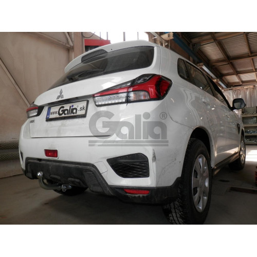 M122C GALIA Полностью оцинкованный фаркоп на Mitsubishi Eclipse Cross 2018-, Mitsubishi ASX 2010-2022 (без подрезки бампера), Citroen C4 Aircross 2012-2016, Peugeot 4008 2012-2016 (с невидимой подрезкой бампера). Тип шара: C (горизонтальный съемный). Нагр
