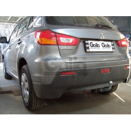 M122C GALIA Полностью оцинкованный фаркоп на Mitsubishi Eclipse Cross 2018-, Mitsubishi ASX 2010-2022 (без подрезки бампера), Citroen C4 Aircross 2012-2016, Peugeot 4008 2012-2016 (с невидимой по