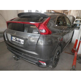 M122C GALIA Полностью оцинкованный фаркоп на Mitsubishi Eclipse Cross 2018-, Mitsubishi ASX 2010-2022 (без подрезки бампера), Citroen C4 Aircross 2012-2016, Peugeot 4008 2012-2016 (с невидимой по