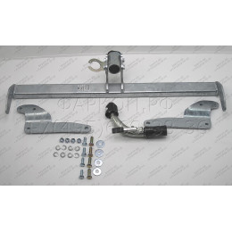 M132C GALIA Полностью оцинкованный фаркоп на Mazda 3 хетчбек 2014-2019. Тип шара: C (горизонтальный съемный). Невидимый вырез бампера. Нагрузки: 1800/90 кг, м