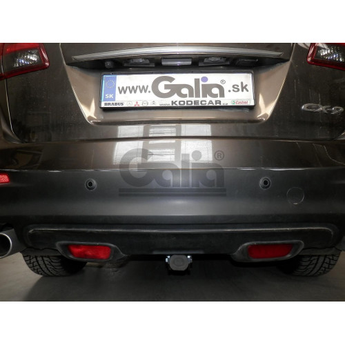 M133C GALIA Полностью оцинкованный фаркоп на Mazda CX-9 2007-2012, 2012-2017. Подрозетник убирается за бампер. Тип шара: C (горизонтальный съемный). Установка без снятия и выреза бампера. Нагрузки: 1600/100 кг, масса фаркопа 17,07 кг