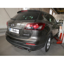 M133C GALIA Полностью оцинкованный фаркоп на Mazda CX-9 2007-2012, 2012-2017. Подрозетник убирается за бампер. Тип шара: C (горизонтальный съемный). Установка б