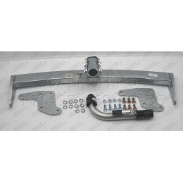 M133C GALIA Полностью оцинкованный фаркоп на Mazda CX-9 2007-2012, 2012-2017. Подрозетник убирается за бампер. Тип шара: C (горизонтальный съемный). Установка б