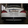 M146A GALIA Полностью оцинкованный фаркоп на Mercedes CLA-Class c117 купе / X117 универсал 2013-2019. Подрозетник убирается за бампер. Тип шара: A. Невидимый вырез бампера. Нагрузки: 1700/100 кг, масса фаркопа 15,32 кг
