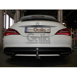 M146A GALIA Полностью оцинкованный фаркоп на Mercedes CLA-Class c117 купе / X117 универсал 2013-2019. Подрозетник убирается за бампер. Тип шара: A. Невидимый вырез 
