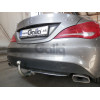 M146A GALIA Полностью оцинкованный фаркоп на Mercedes CLA-Class c117 купе / X117 универсал 2013-2019. Подрозетник убирается за бампер. Тип шара: A. Невидимый вырез бампера. Нагрузки: 1700/100 кг, масса фаркопа 15,32 кг