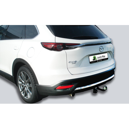 M309-A Лидер-плюс ТСУ для Mazda CX-9 2017-2024 без снятия и выреза бампера. Нагрузки: 1500/75 кг, масса фаркопа 18,94 кг (без электрики в комплекте)