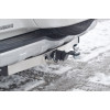 MPJ-99-991124.00 PT GROUP Фаркоп с нержавеющей накладкой на Mitsubishi Pajero III 2000-2008, IV 2008-2020 без подрезки бампера. Тип шара: E (легкосъемный шар под квадрат). Нагрузки: 3500/135 кг, масса фаркопа 25,5 кг (без электрики в комплекте)