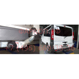 N048C GALIA Полностью оцинкованный фаркоп на Nissan Primastar 2002-2014, Opel Vivaro 2002-2014, Renault Trafic 2002-2014. Тип шара: C (горизонтальный съемный). Установка без снятия