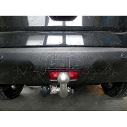 N055A GALIA Полностью оцинкованный фаркоп на Nissan X-Trail T32 2014-2022, Renault Koleos 2016-2020. Тип шара: A. Без выреза бампера. Нагрузки: 2000/100 кг, масса фаркопа 20,72 кг