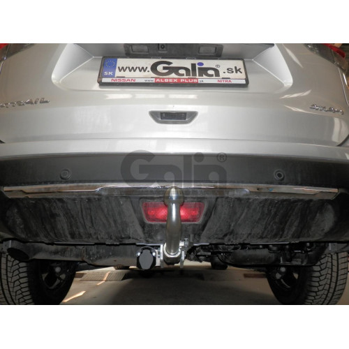 N055A GALIA Полностью оцинкованный фаркоп на Nissan X-Trail T32 2014-2022, Renault Koleos 2016-2020. Тип шара: A. Без выреза бампера. Нагрузки: 2000/100 кг, масса фаркопа 20,72 кг