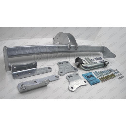 N055A GALIA Полностью оцинкованный фаркоп на Nissan X-Trail T32 2014-2022, Renault Koleos 2016-2020. Тип шара: A. Без выреза бампера. Нагрузки: 2000/100 кг, масса фаркопа 20,72 кг