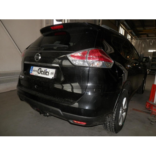 N055A GALIA Полностью оцинкованный фаркоп на Nissan X-Trail T32 2014-2022, Renault Koleos 2016-2020. Тип шара: A. Без выреза бампера. Нагрузки: 2000/100 кг, масса фаркопа 20,72 кг