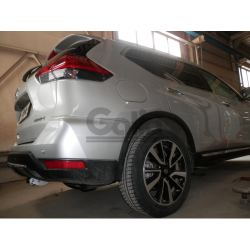 N055A GALIA Полностью оцинкованный фаркоп на Nissan X-Trail T32 2014-2022, Renault Koleos 2016-2020. Тип шара: A. Без выреза бампера. Нагрузки: 2000/100 кг, масса фаркопа 20,72 кг