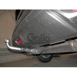 N055A GALIA Полностью оцинкованный фаркоп на Nissan X-Trail T32 2014-2022, Renault Koleos 2016-2020. Тип шара: A. Без выреза бампера. Нагрузки: 2000/100 кг, масса фаркопа 20,72 кг