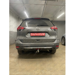 N055A GALIA Полностью оцинкованный фаркоп на Nissan X-Trail T32 2014-2022, Renault Koleos 2016-2020. Тип шара: A. Без выреза бампера. Нагрузки: 2000/100 кг, масса фаркопа 20,72 кг