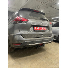 N055A GALIA Полностью оцинкованный фаркоп на Nissan X-Trail T32 2014-2022, Renault Koleos 2016-2020. Тип шара: A. Без выреза бампера. Нагрузки: 2000/100 кг, масса фаркопа 20,72 кг