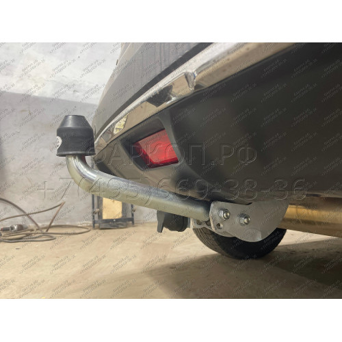 N055A GALIA Полностью оцинкованный фаркоп на Nissan X-Trail T32 2014-2022, Renault Koleos 2016-2020. Тип шара: A. Без выреза бампера. Нагрузки: 2000/100 кг, масса фаркопа 20,72 кг