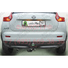 N116-A Лидер-плюс ТСУ для Nissan Juke только 2WD, кроме авто с двигателем 1.6 Turbo 2011-2019 без выреза бампера. Нагрузки: 1100/75 кг, масса фаркопа 14,24 кг (без электрики в комплекте)