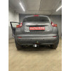 N116-A Лидер-плюс ТСУ для Nissan Juke только 2WD, кроме авто с двигателем 1.6 Turbo 2011-2019 без выреза бампера. Нагрузки: 1100/75 кг, масса фаркопа 14,24 кг (без электрики в комплекте)