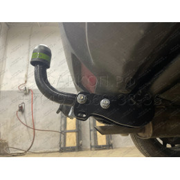 N116-A Лидер-плюс ТСУ для Nissan Juke только 2WD, кроме авто с двигателем 1.6 Turbo 2011-2019 без выреза бампера. Нагрузки: 1100/75 кг, масса фаркопа 14,24 кг (без эле