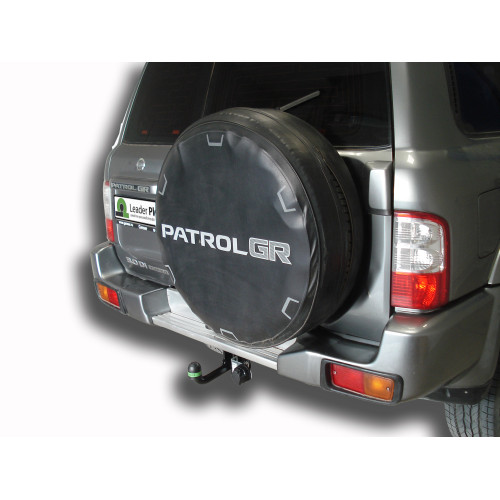 N123-A Лидер-плюс ТСУ для Nissan Patrol Y61 1997-2010 без выреза бампера. Нагрузки: 1500/75 кг, масса фаркопа 16,26 кг (без электрики в комплекте)