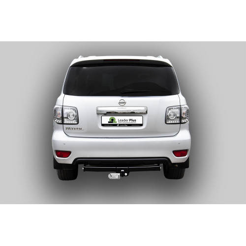N124-FC Лидер-плюс ТСУ для Nissan Patrol Y62 2010-2025 без снятия и выреза бампера. Тип шара: FC. Нагрузки: 1200/50 кг, масса фаркопа 23,6 кг (без электрики в комплекте)