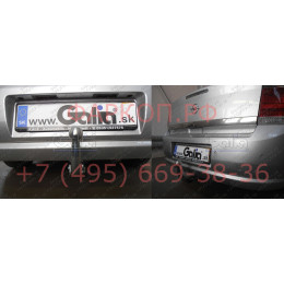 O045A GALIA Полностью оцинкованный фаркоп на Opel Vectra C седан/хетчбек 2002-2008. Подрозетник убирается за бампер. Тип шара: A. Установка без снятия и выр