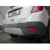 O063A GALIA Полностью оцинкованный фаркоп на Opel Mokka 2012-2019, Chevrolet Tracker 2013-2015. Подрозетник убирается за бампер. Тип шара: A. Невидимый вырез бампера. Нагрузки: 1500/75 кг, масса фаркопа 16,22 кг