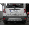 O063A GALIA Полностью оцинкованный фаркоп на Opel Mokka 2012-2019, Chevrolet Tracker 2013-2015. Подрозетник убирается за бампер. Тип шара: A. Невидимый вырез бампера. Нагрузки: 1500/75 кг, масса фаркопа 16,22 кг