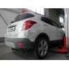 O063A GALIA Полностью оцинкованный фаркоп на Opel Mokka 2012-2019, Chevrolet Tracker 2013-2015. Подрозетник убирается за бампер. Тип шара: A. Невидимый вырез бампера. Нагрузки: 1500/75 кг, масса фаркопа 16,22 кг