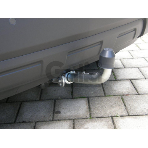O063A GALIA Полностью оцинкованный фаркоп на Opel Mokka 2012-2019, Chevrolet Tracker 2013-2015. Подрозетник убирается за бампер. Тип шара: A. Невидимый вырез бампера. Нагрузки: 1500/75 кг, масса фаркопа 16,22 кг