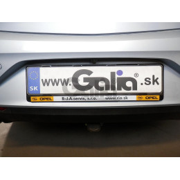 O071A GALIA Полностью оцинкованный фаркоп на Opel Insignia седан, кроме GSI 2017-2022. Подрозетник убирается за бампер. Тип шара: A. Невидимый вырез бампера. Н