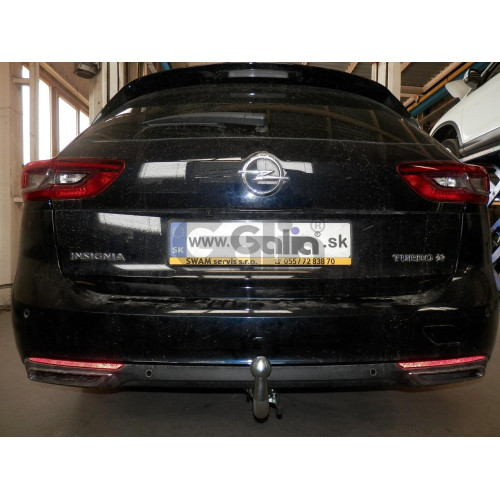 O073C GALIA Полностью оцинкованный фаркоп на Opel Insignia универсал 2017-2022. Подрозетник убирается за бампер. Тип шара: C (горизонтальный съемный). Невидимый вырез бампера. Нагрузки: 2200/90 кг, масса фаркопа 20,17 кг