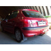 P003A GALIA Полностью оцинкованный фаркоп на Peugeot 206 хетчбек 3/5 дверей, купе, кабриолет 1998-2003. Подрозетник убирается за бампер. Тип шара: A. Подрезка бампера. Нагрузки: 1100/50 кг, масса фаркопа 13,02 кг