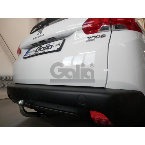 P045A GALIA Полностью оцинкованный фаркоп на Peugeot 2008 2013-2019. Тип шара: A. Установка без снятия и выреза бампера. Нагрузки: 1400/60 кг, масса фаркопа 16,01 кг