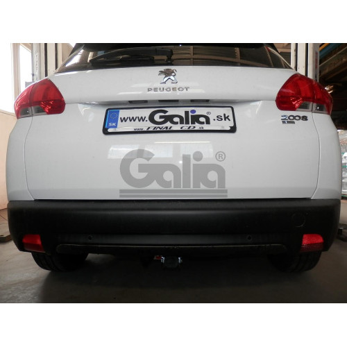 P045A GALIA Полностью оцинкованный фаркоп на Peugeot 2008 2013-2019. Тип шара: A. Установка без снятия и выреза бампера. Нагрузки: 1400/60 кг, масса фаркопа 16,01 кг